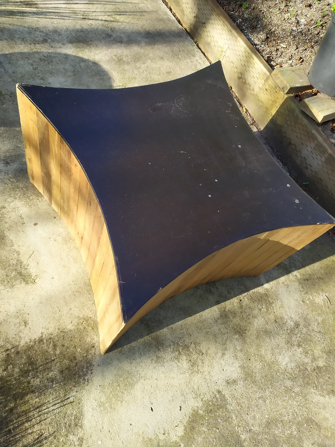 Unique wooden coffee table thumbnail