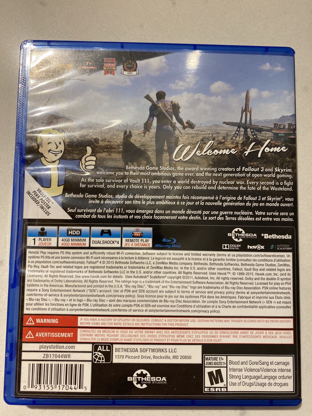 Unopened Fallout 4 PS4 - photo 2