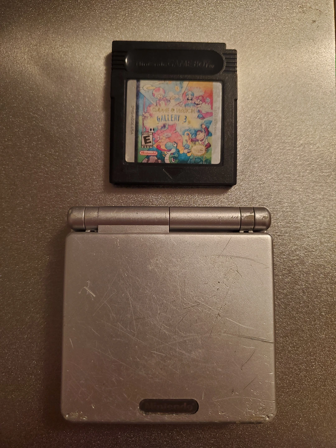 GBA SP + Gameboy Game thumbnail