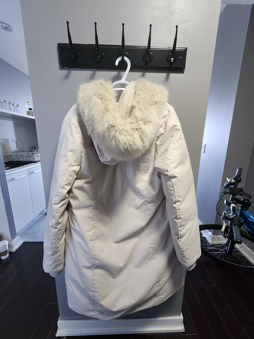 2022 Aritzia Babaton St Moritz Parka Pearl White Size L - photo 2