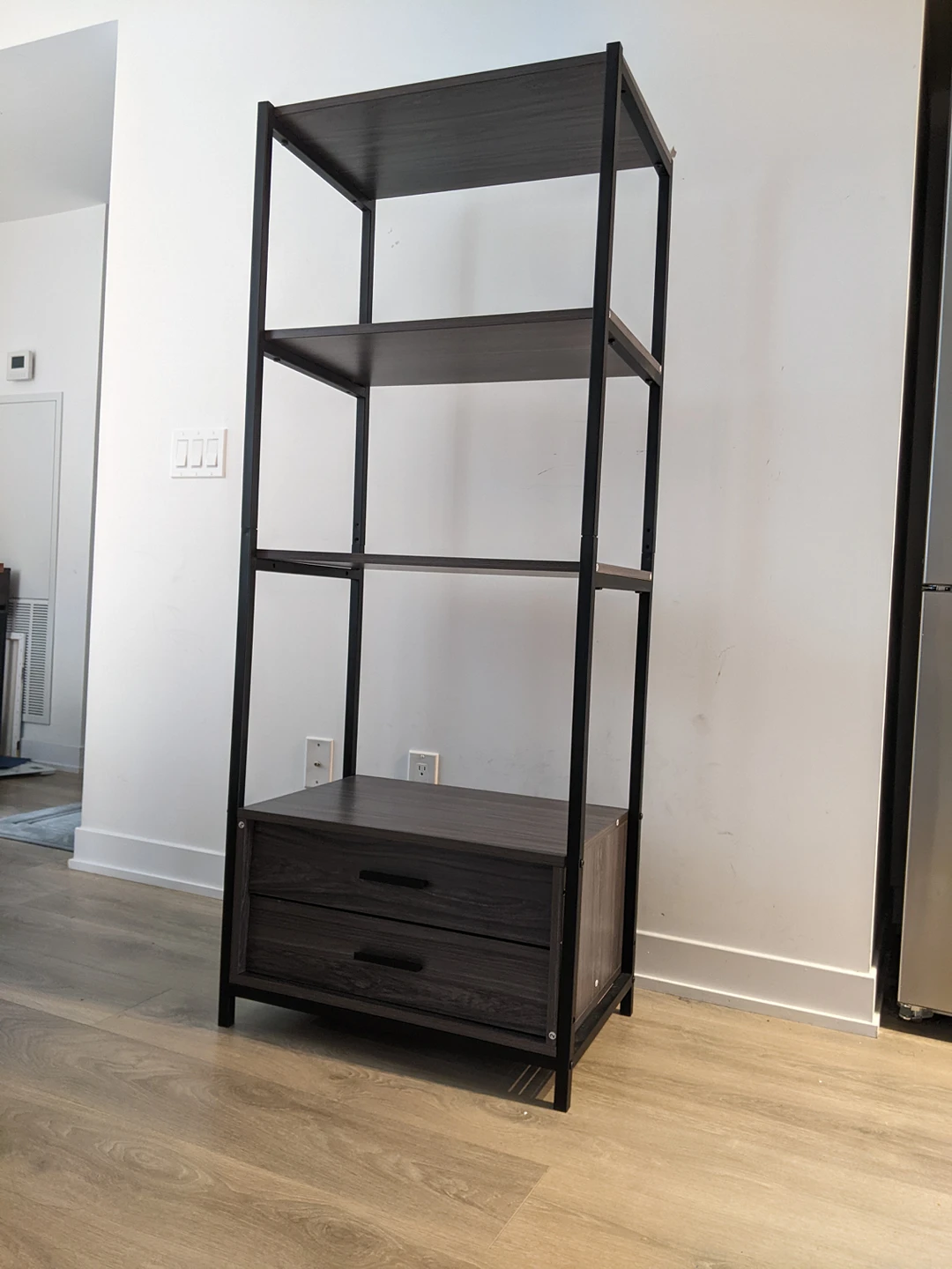 12 Stories Brand - Bookcase/Shelving Unit with Two Drawers. thumbnail