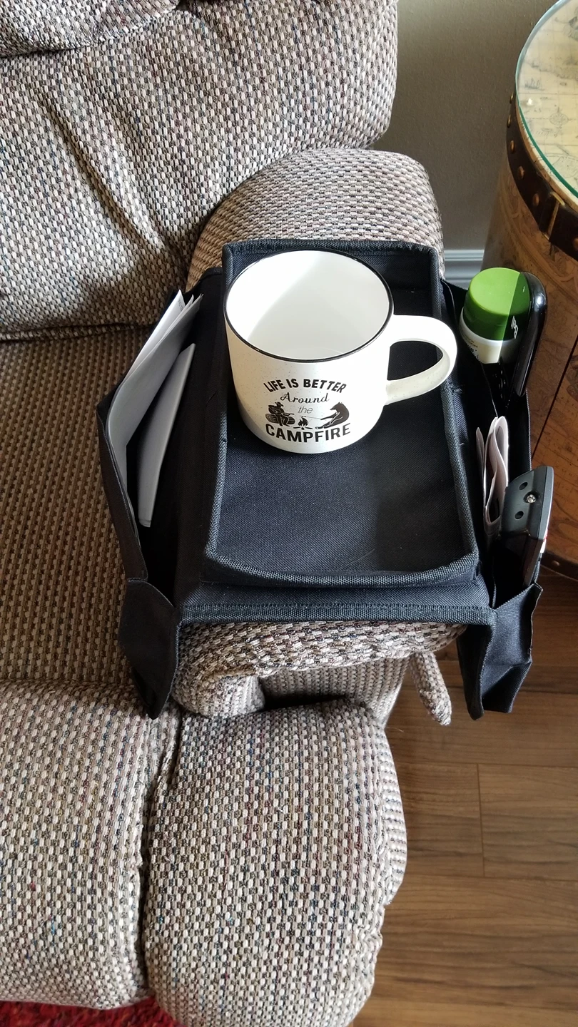 New out of packaging. Arm Chair Couch Caddy image indicator(5)