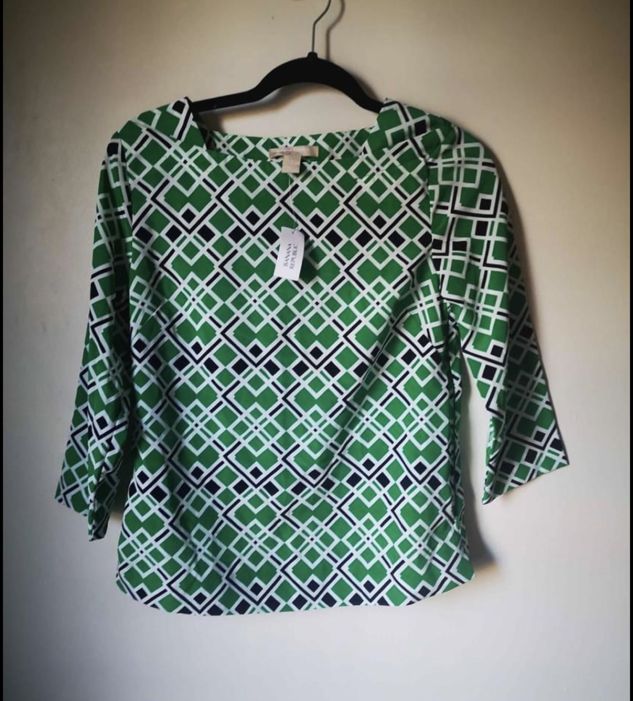 Banana Republic Green Blouse image indicator(5)