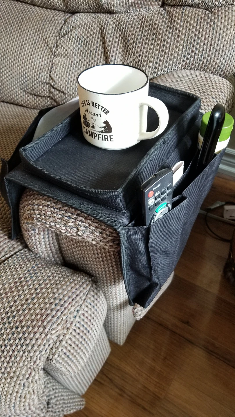 New out of packaging. Arm Chair Couch Caddy image indicator(2)