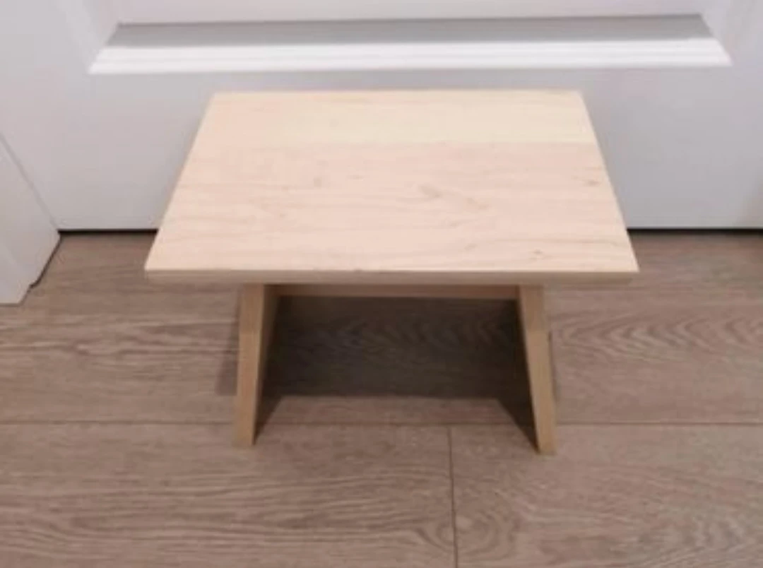 Brand New Handcrafted Wood Wooden Stool image indicator(3)