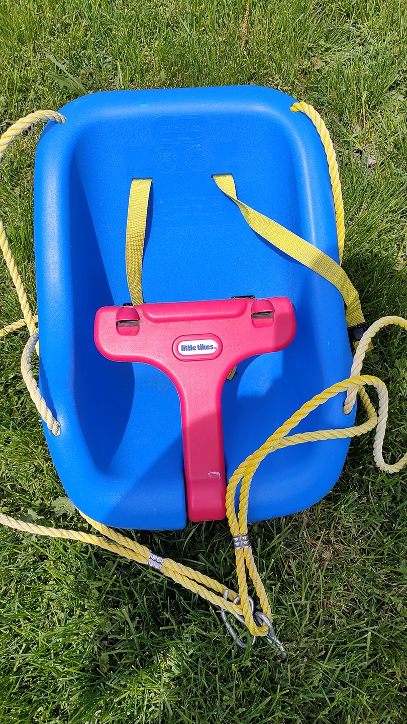 LITTEL TIKES 2-IN-1 SNUG 'N SECURE  SWING BLUE, - photo 3