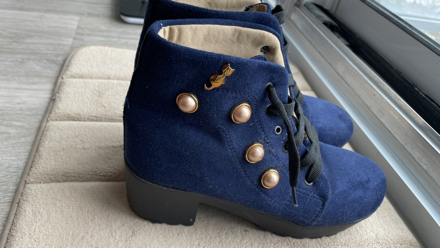 Denim designer women’s shoes