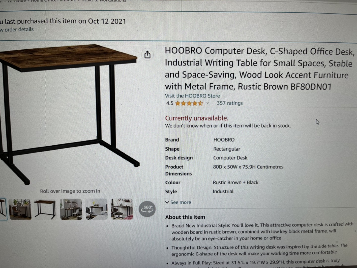 Small space work desk - photo 4