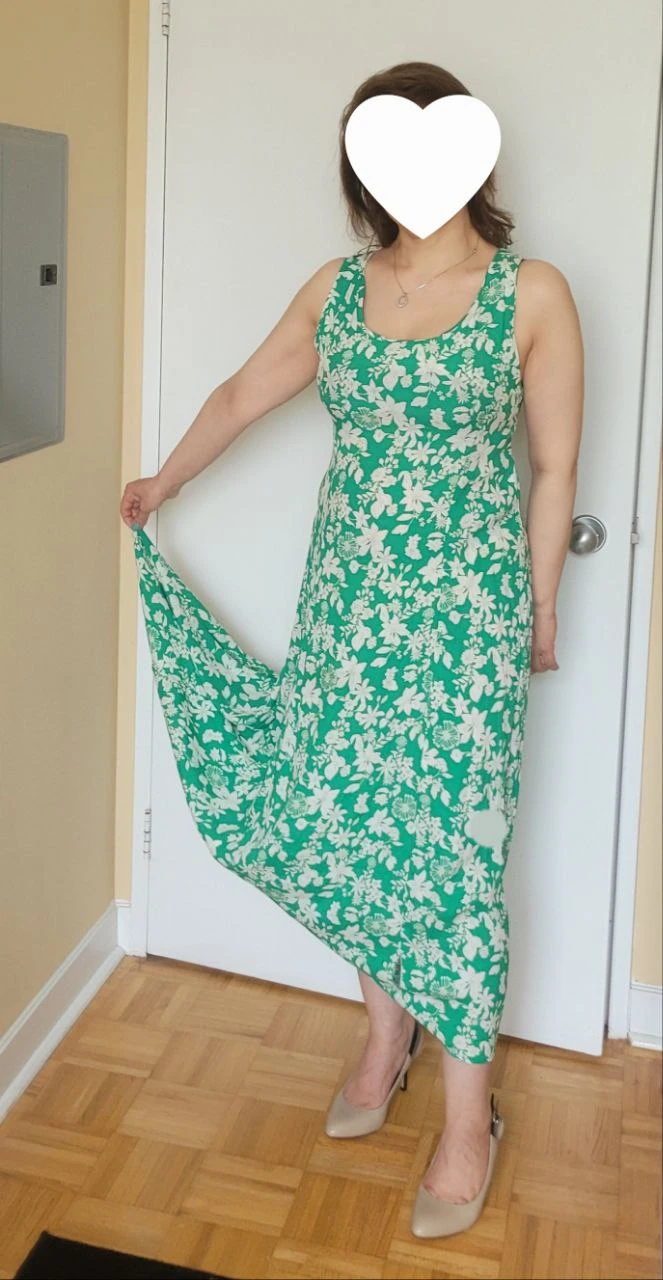 ZARA GREEN LONG FLORAL PRINT DRESS - photo 2