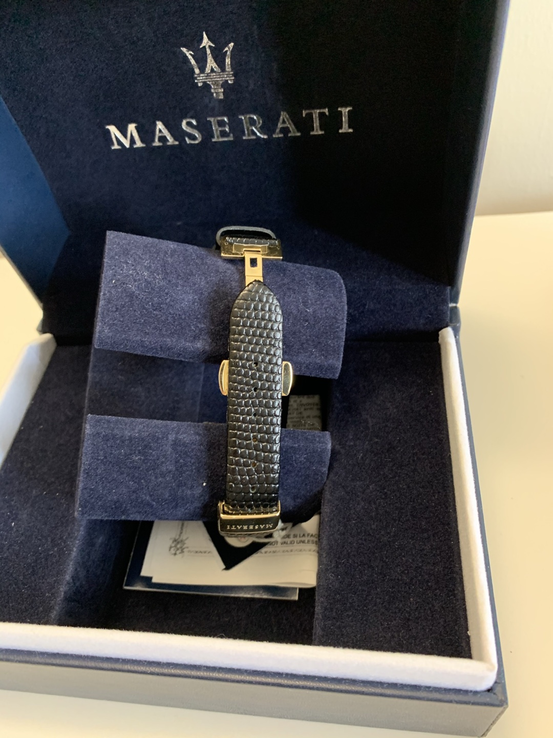 Maserati Stainless Steel & Leather Strap Watch 34mm - photo 4
