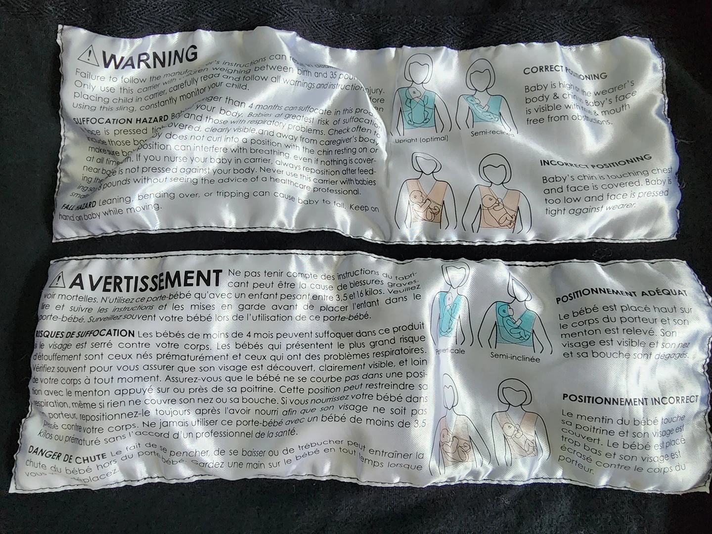 Baby K'Tan Original baby wrap in size M - photo 3