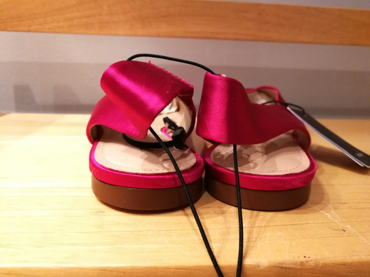 New Zara Fuchsia Slingback Flats size EU37/US6.5 - photo 2