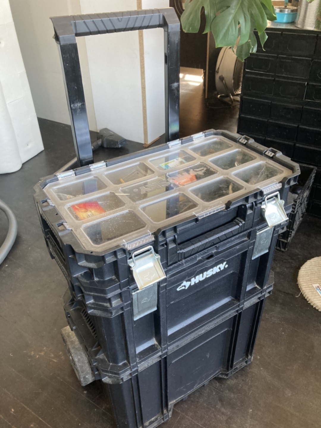 Husky 22-inch Rolling Tool Storage Cart with Connect System