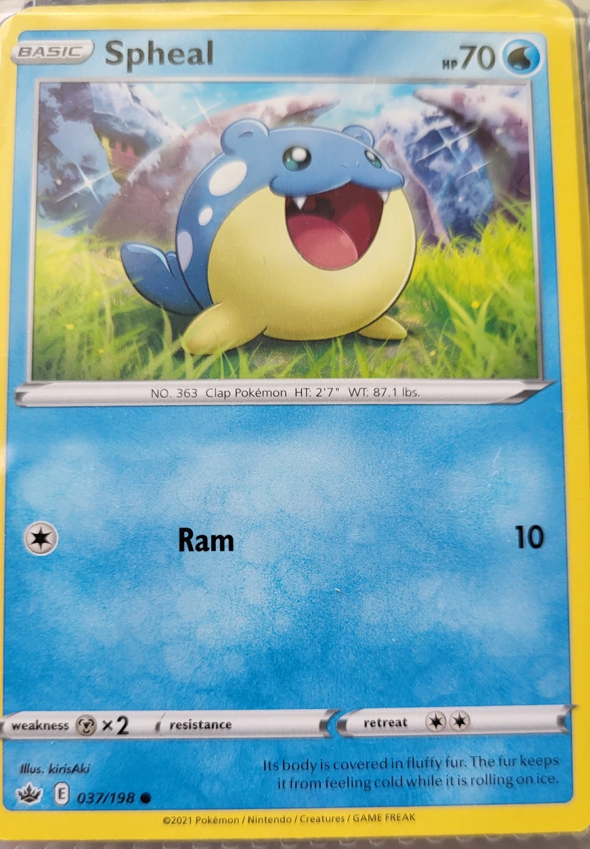 pokemon card spheal