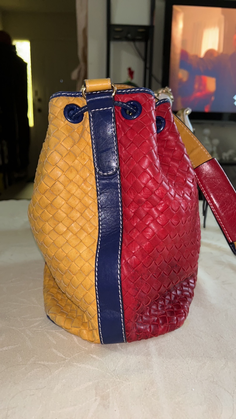 Bottega Veneta Multicolour Woven Bucket Bag - photo 4