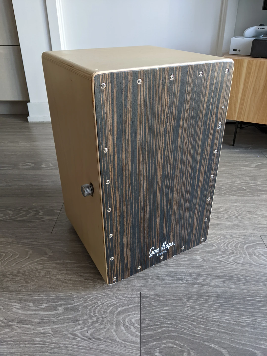 Gon Bops "Fiesta" Cajon and carrying case