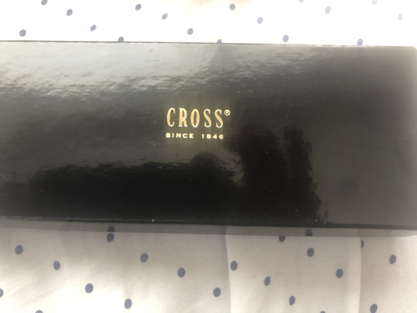 New Gold cross pen set in gift box thumbnail