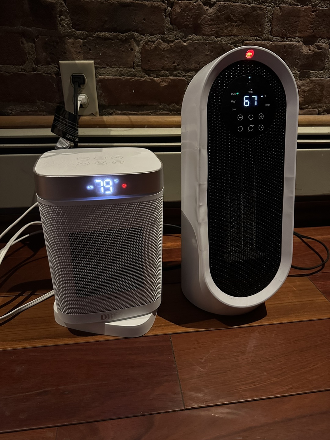 2 Portable Heaters Wifi