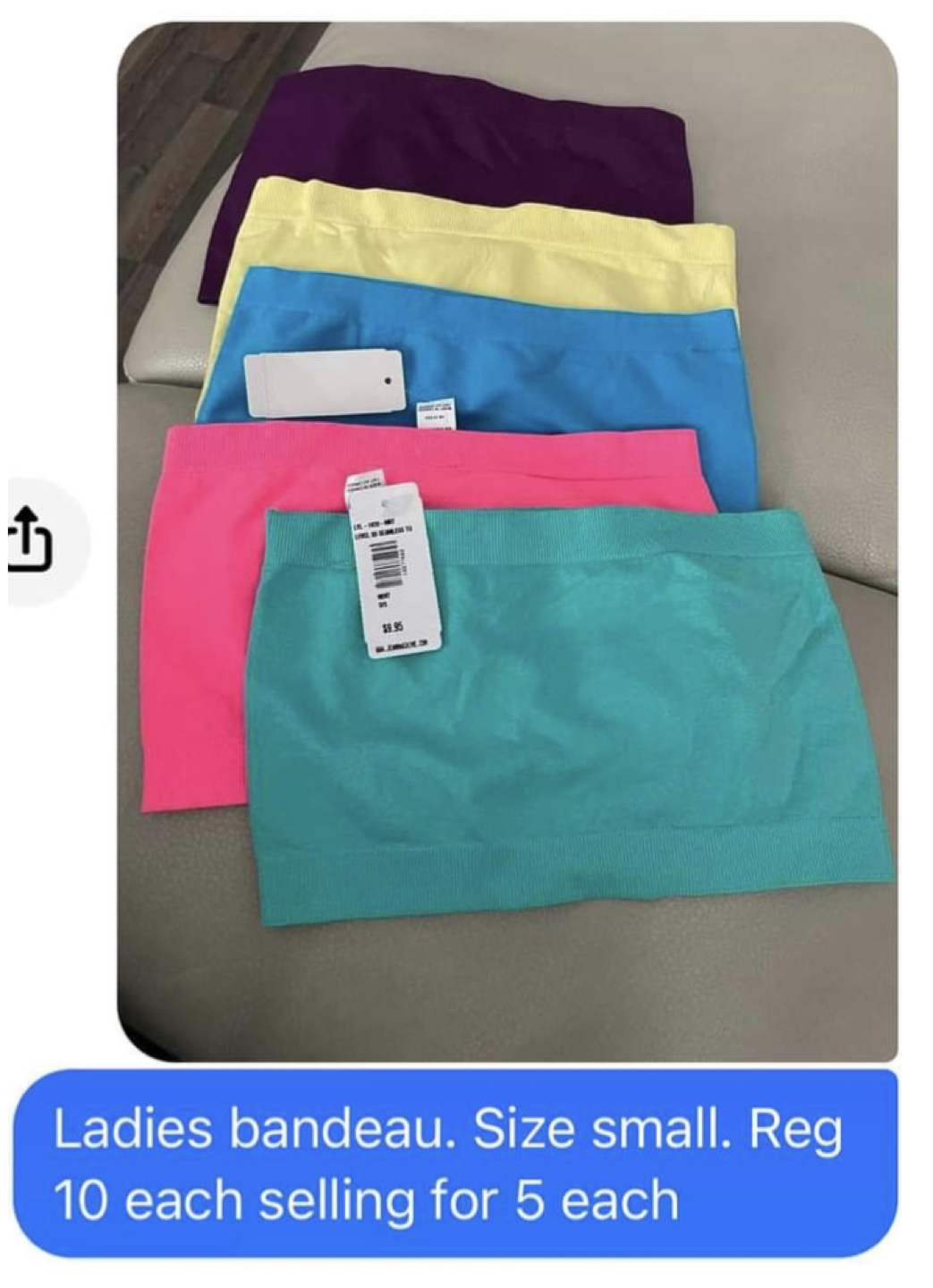 Ladies tube tops thumbnail
