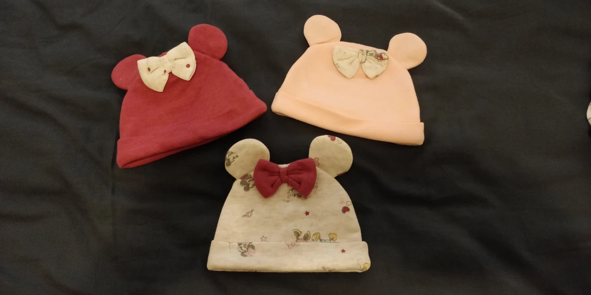 New without tags Disney hats for newborns thumbnail