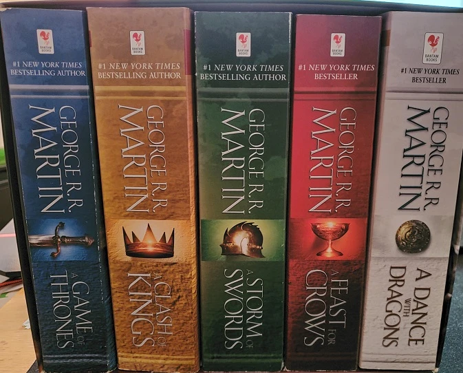 A Song of Ice and Fire (game of thrones) book set 1-5 thumbnail