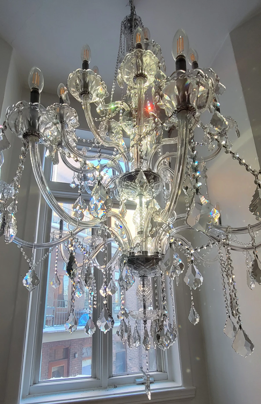 XXL crystal chandelier (adjustable height) - photo 2