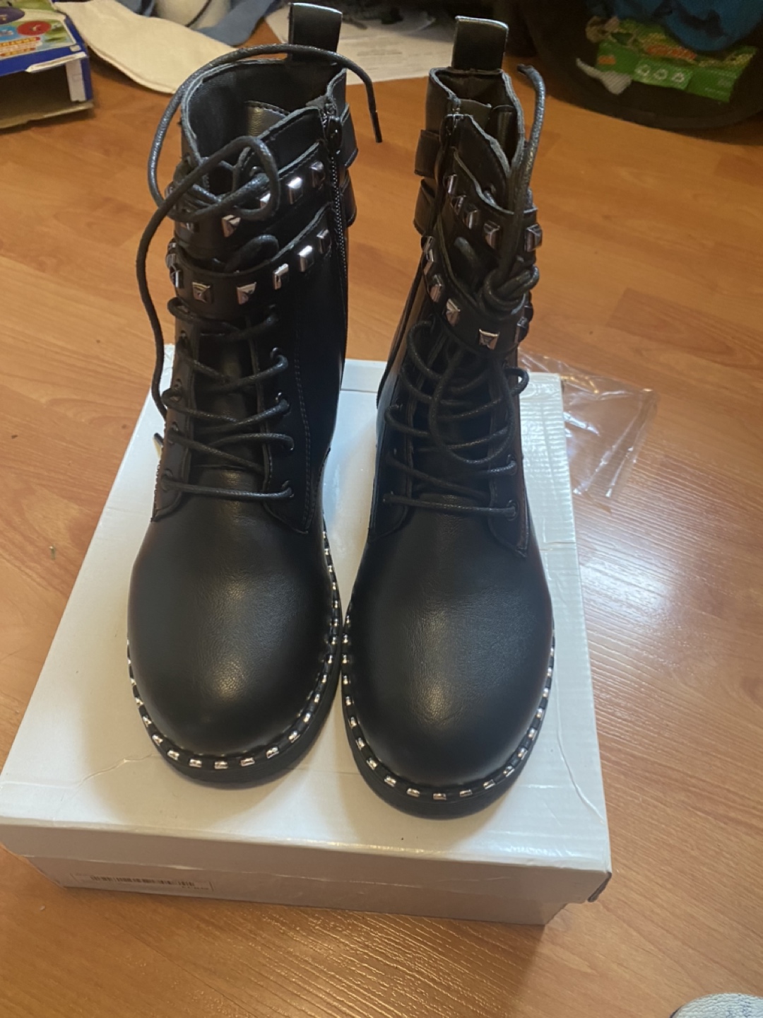 Black boots