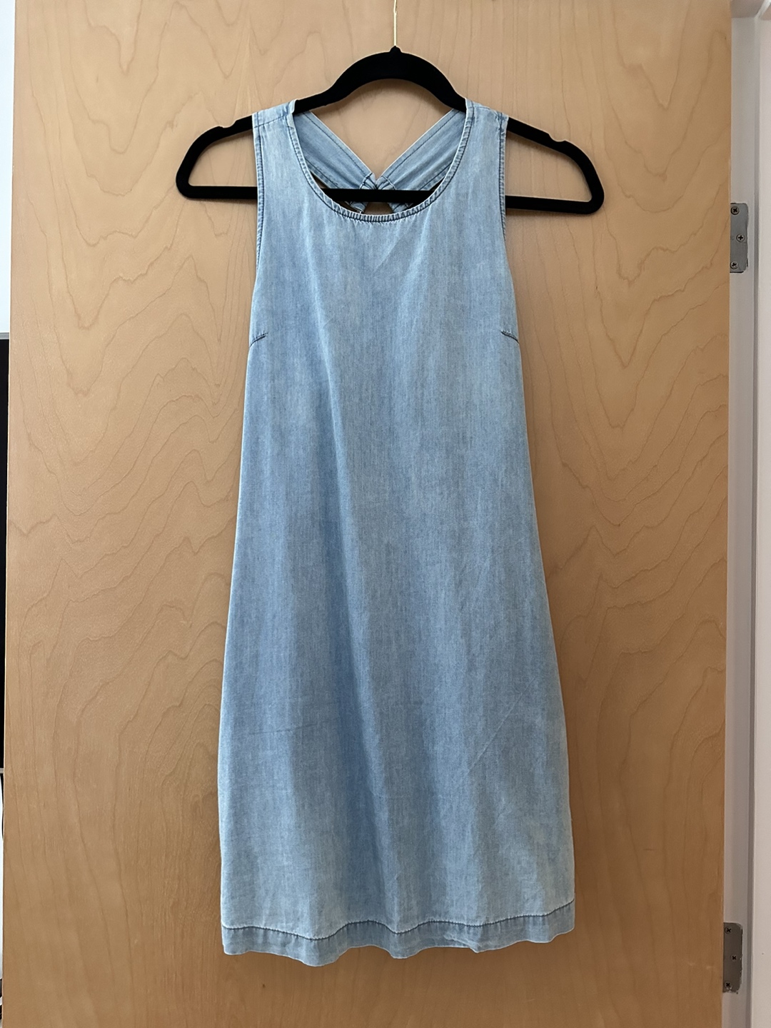 Little “Denim” Dress with Pockets thumbnail
