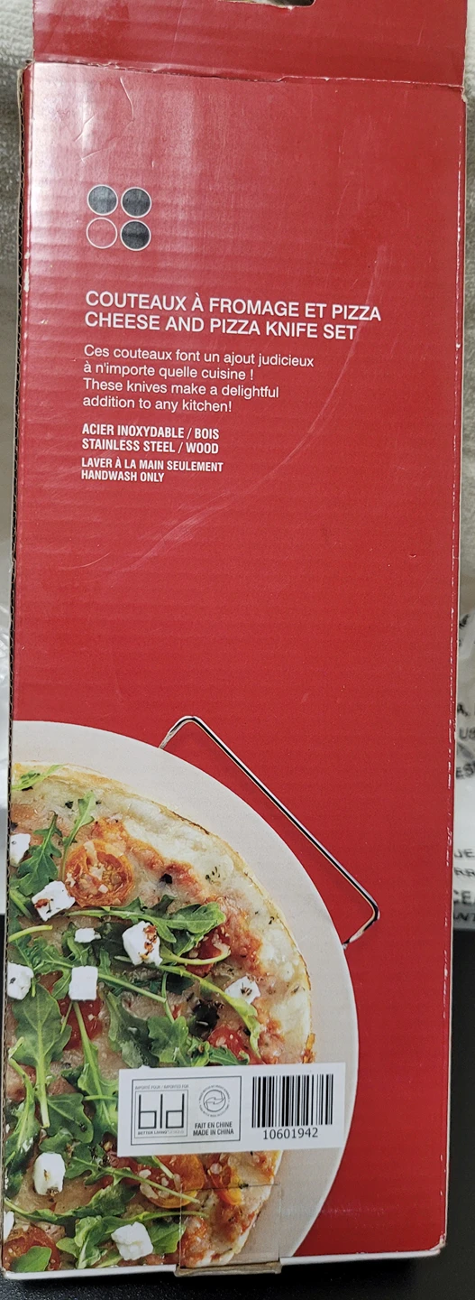 Cheese n Pizza cutting set of knives image indicator(3)