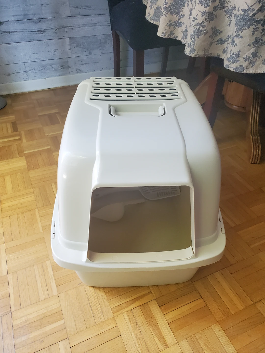 cat litter box / Food dish - photo 5
