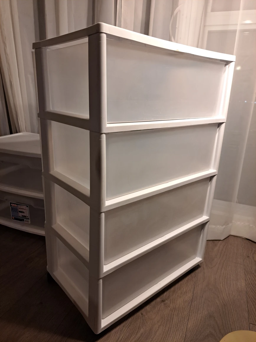Sterilite wide rolling drawer carts for sale - photo 3