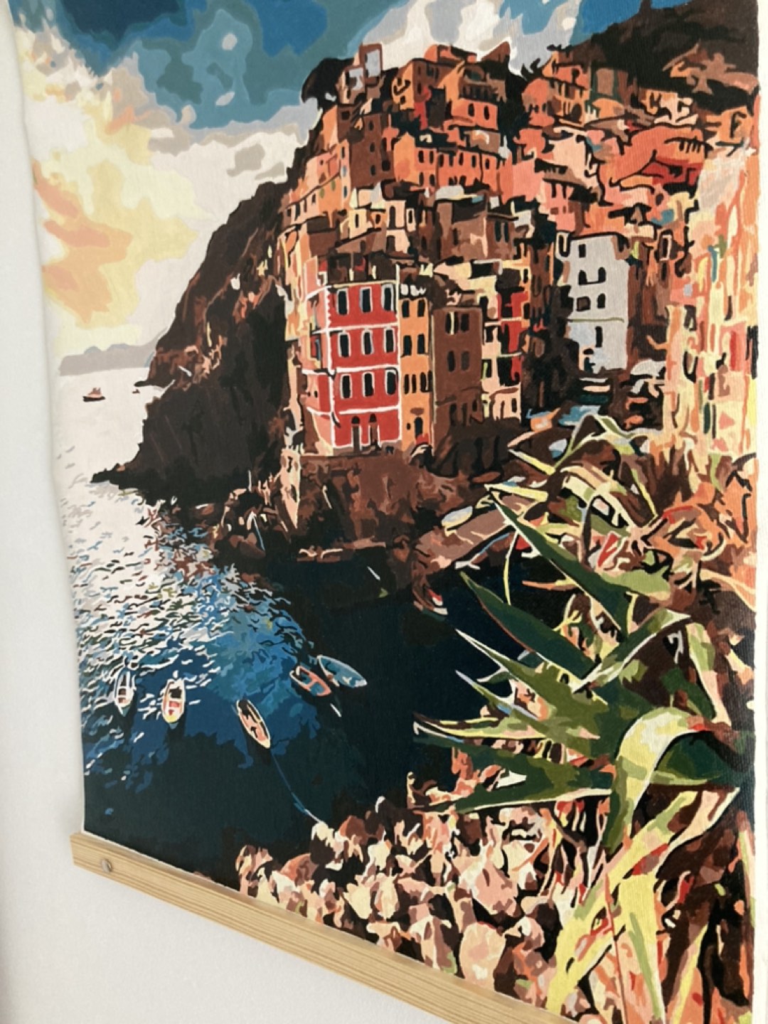 Wood frame acrylic painting #trade - photo 3