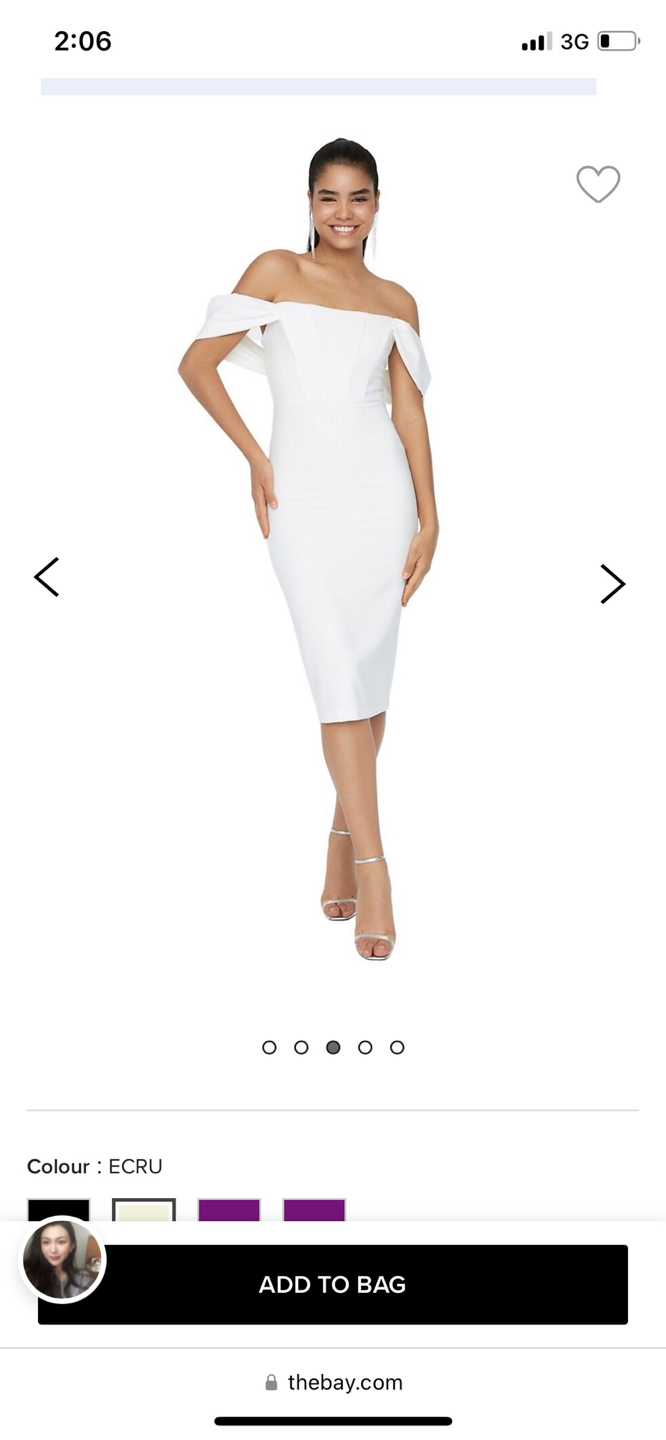 Brand new Bardot corset off the shoulder dress image indicator(4)