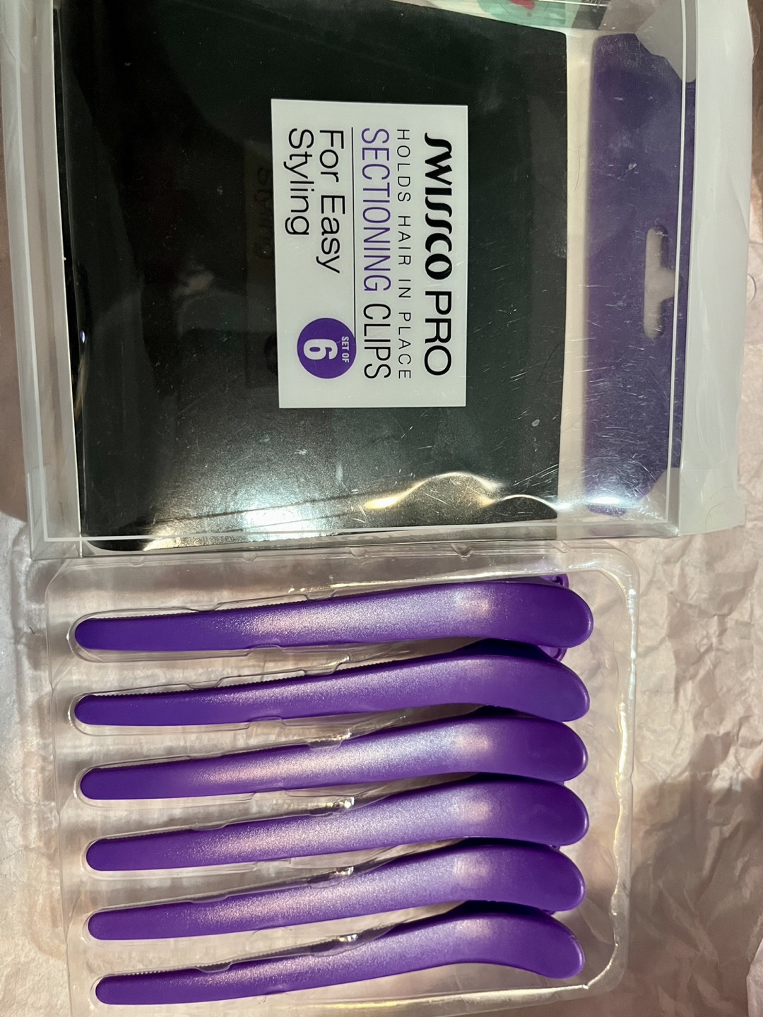 Hair styling clips