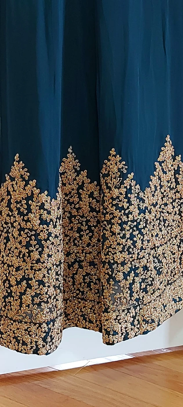 beautiful long dress indian style long gown - photo 2