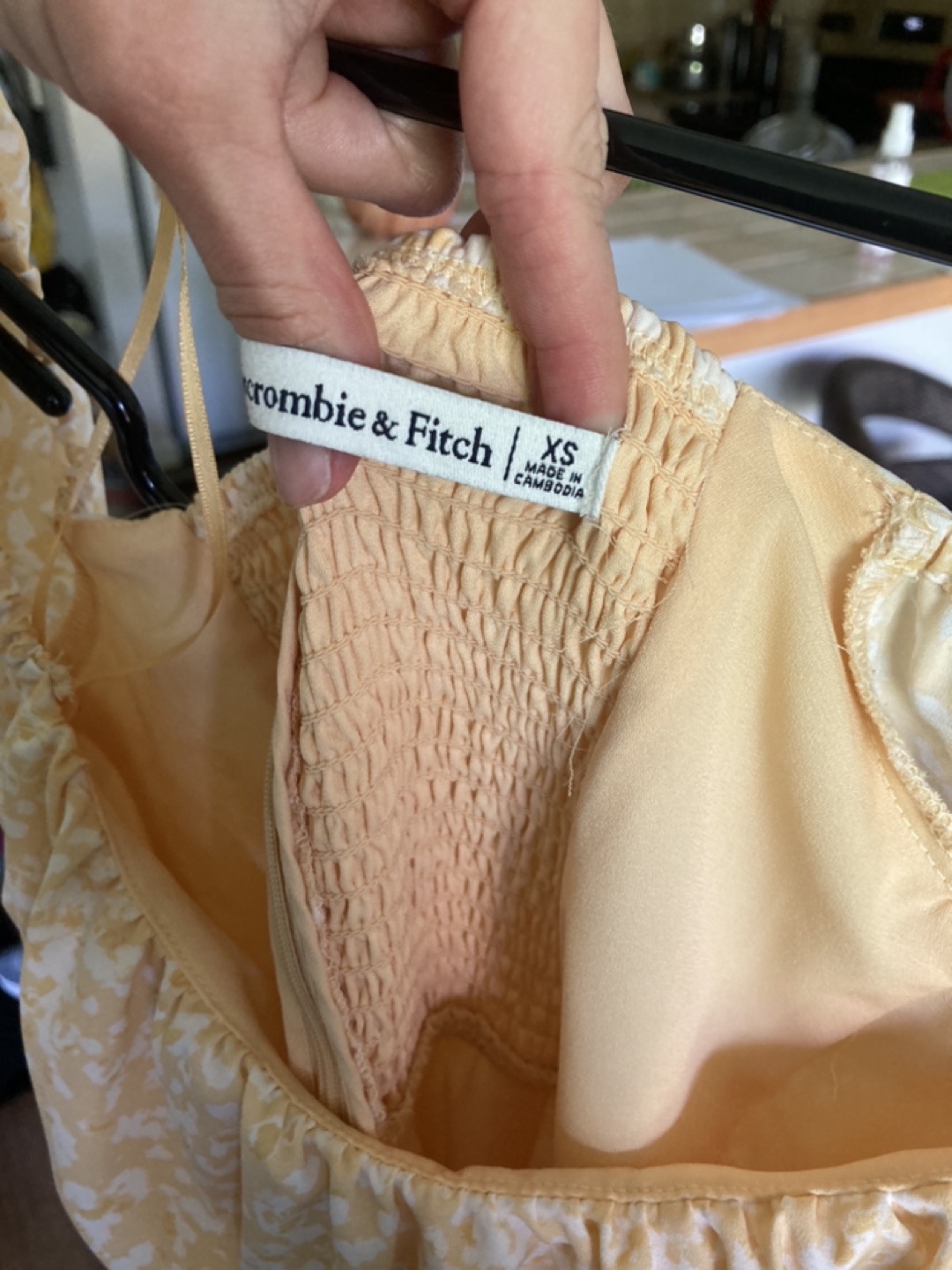 Yellow midi summer dress, Abercrombie & Fitch - photo 2