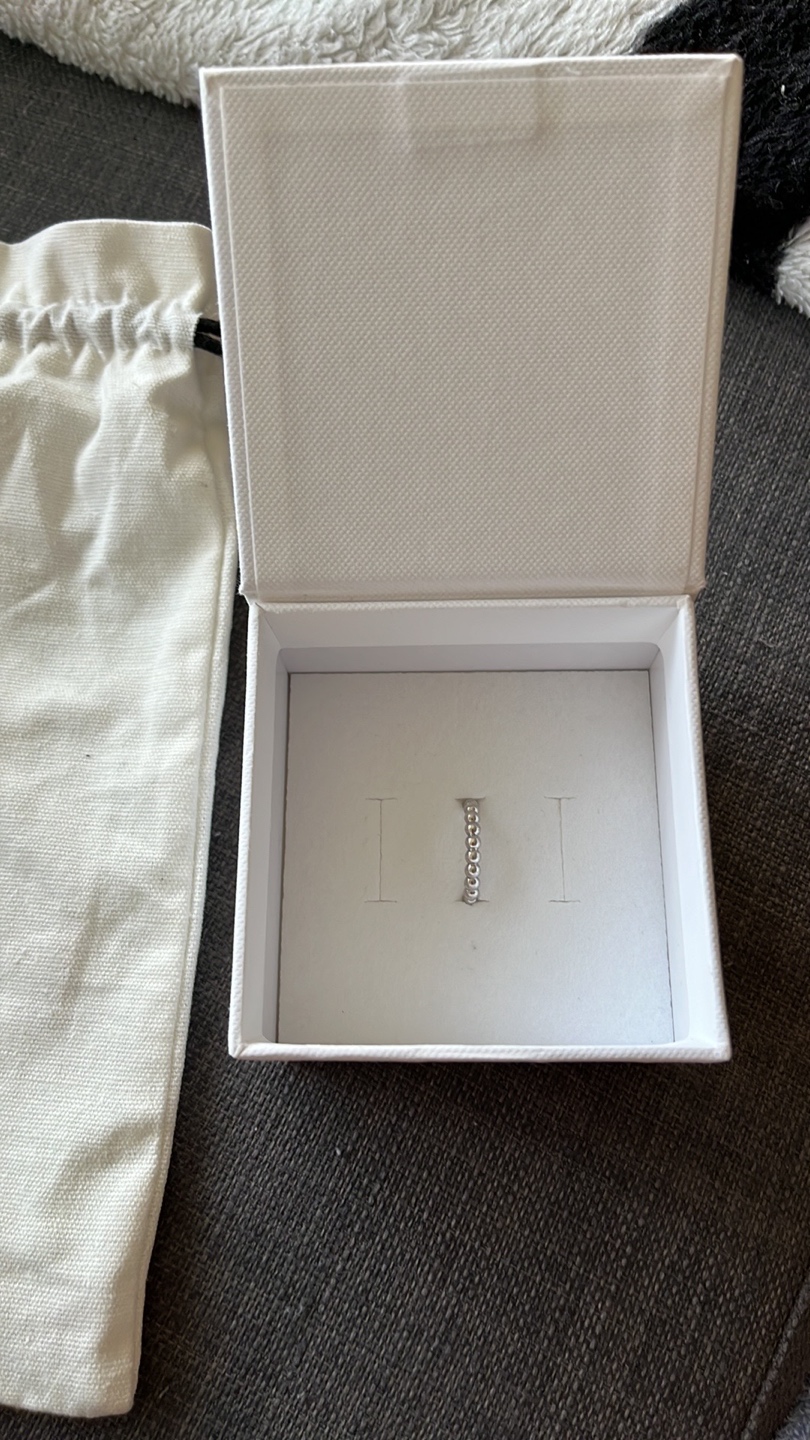 Mejuri stackable ring (silver) - photo 2