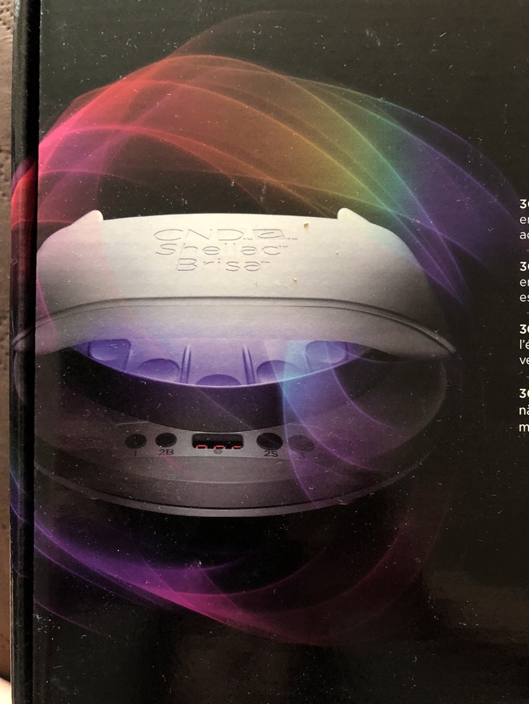CND LED NAIL LAMP
3 C TECHNOLOGY 
New in box - photo 2