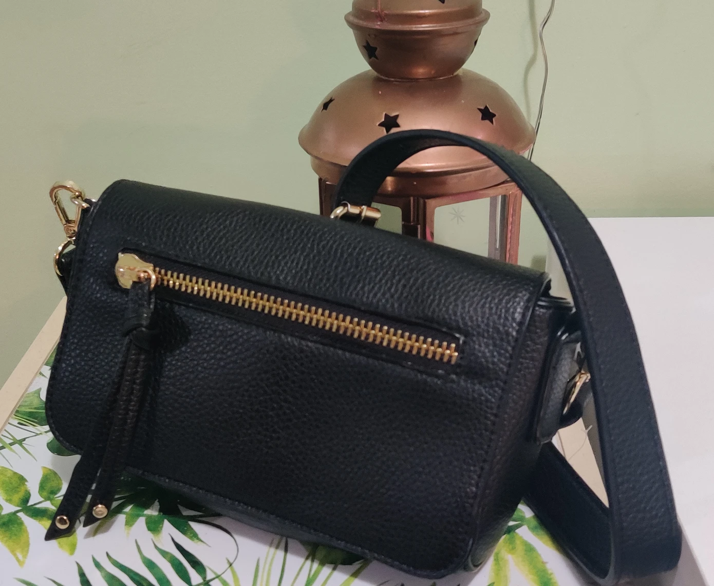 Black crossbody clutch, Indigo thumbnail
