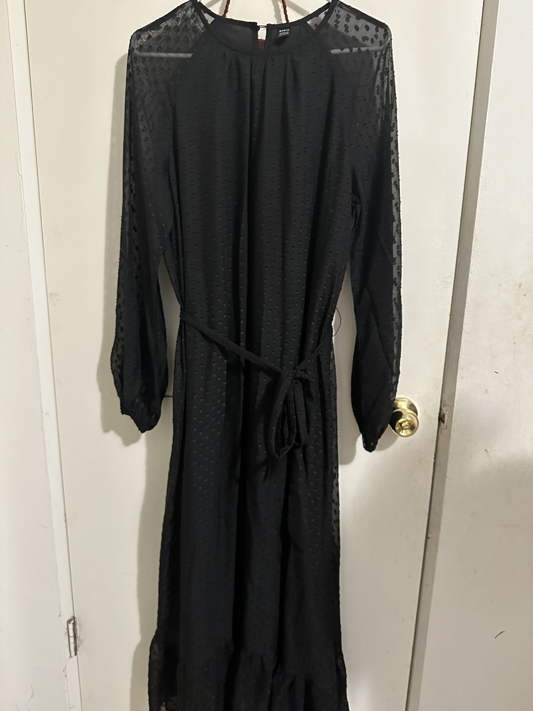 Long sleeve flowy dress