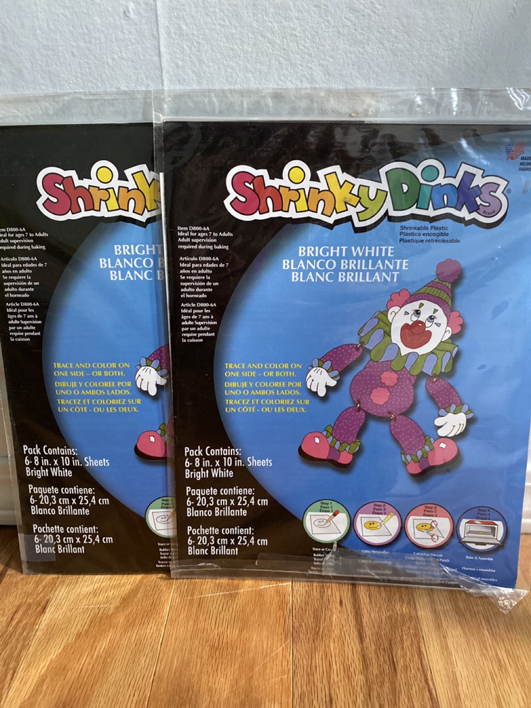 1.5 packs of shrinky dink sheets #freecycle thumbnail