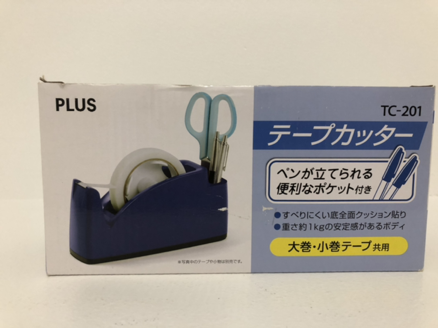 PLUS tape cutter, Scotch Tape Desktop Tape Dispenser thumbnail