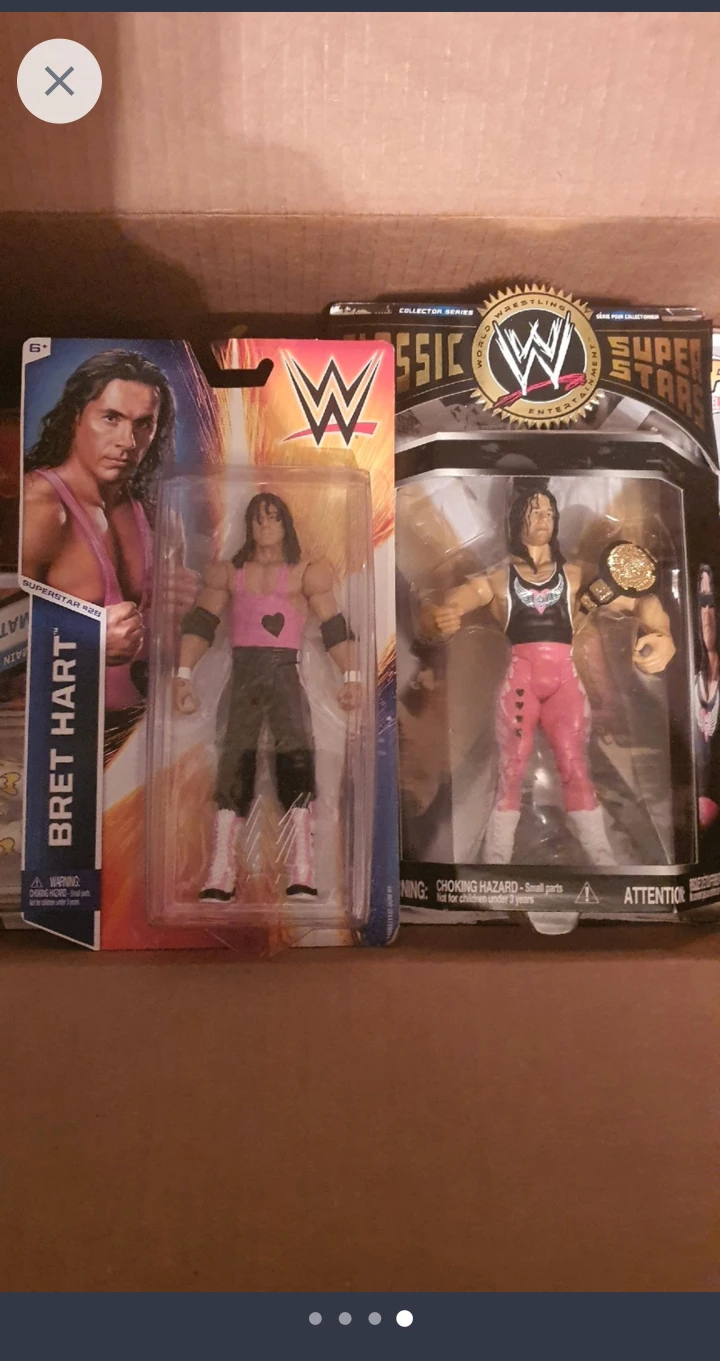 Bret Hitman Hart Figure Lot - photo 4