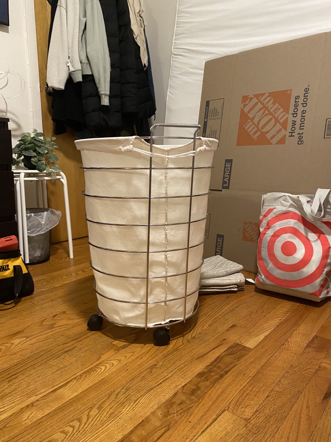 Rolling Hamper with Removable Laundry Bag