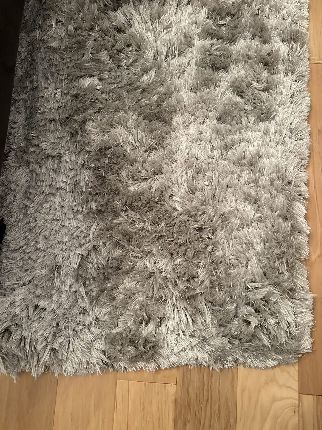 ELTE Grey Shag Rug 8x10