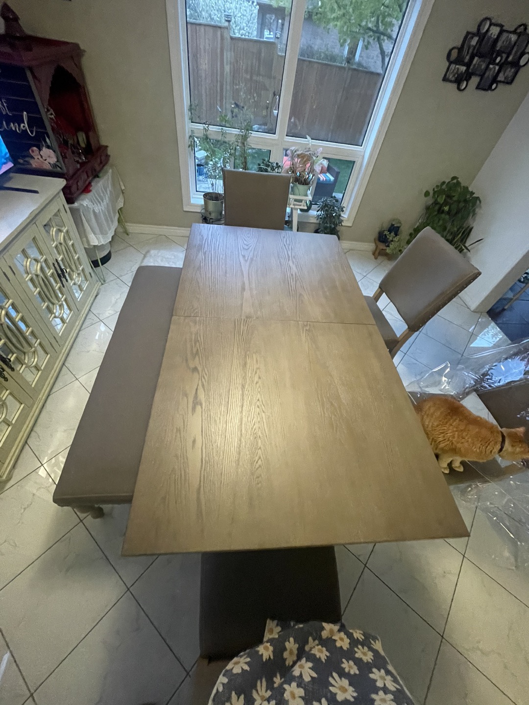 Hard Wood Table Top Piece (New)
