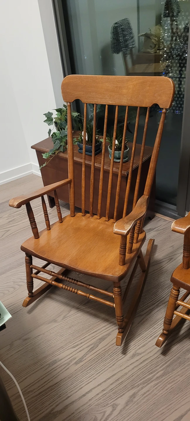 Hardwood Rocking Chair for Sale!