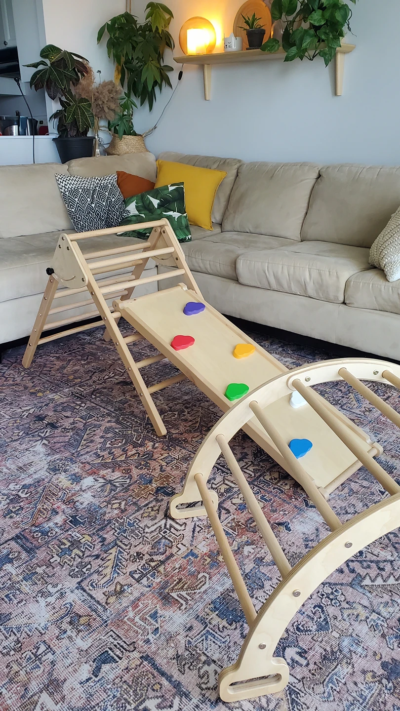 Pikler Triangle, Arch and Slide Set thumbnail