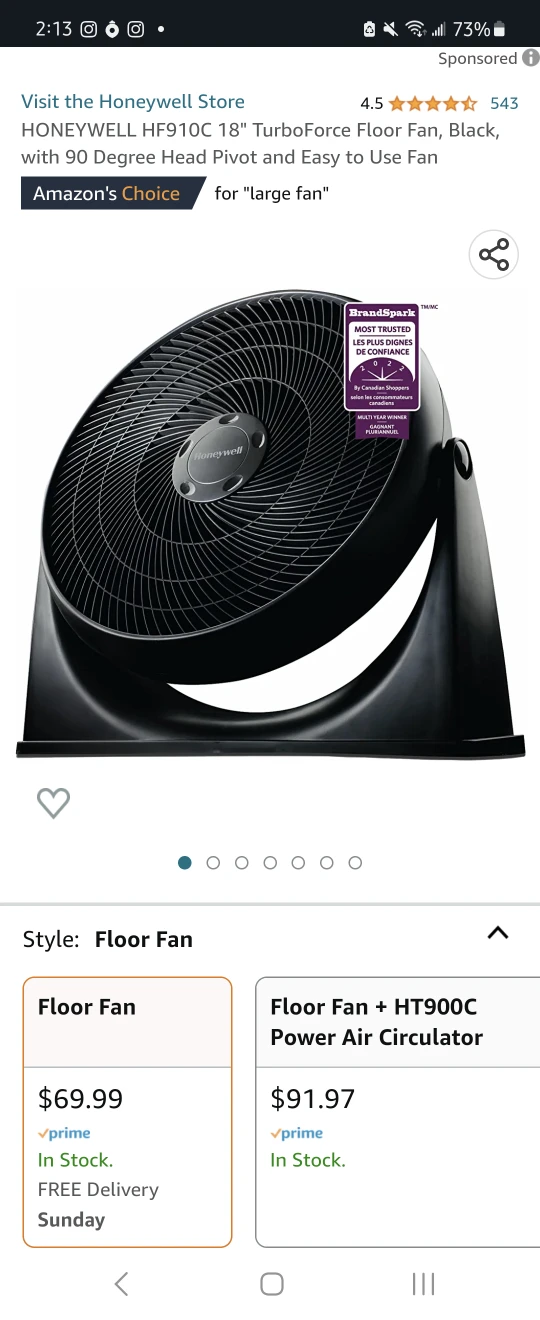 Fan -Fairly New - photo 2