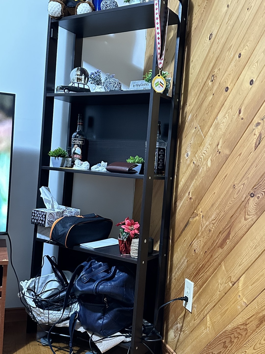 Book shelve storage rack